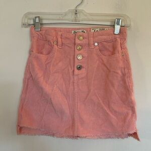 Indigo, rein size 10 pink corduroy butterfly skirt
